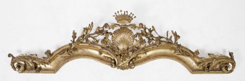 Galería de madera tallada y dorada isabelina, España, S. XI