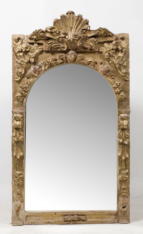 Mirror from a niche front, Spain, 17th century