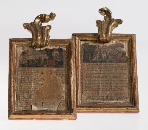 Pair of sacras, Spain, 18th century