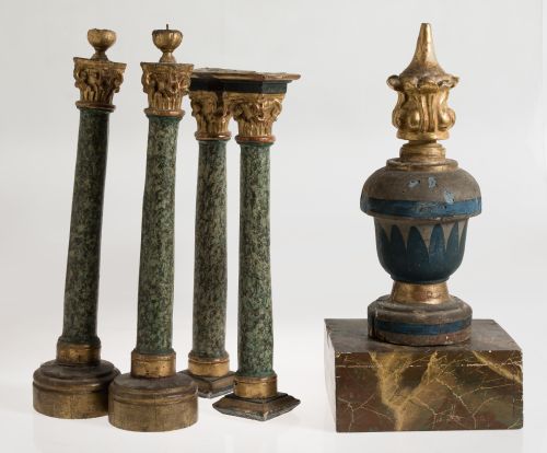 Remate de retablo, España, S.XVIII