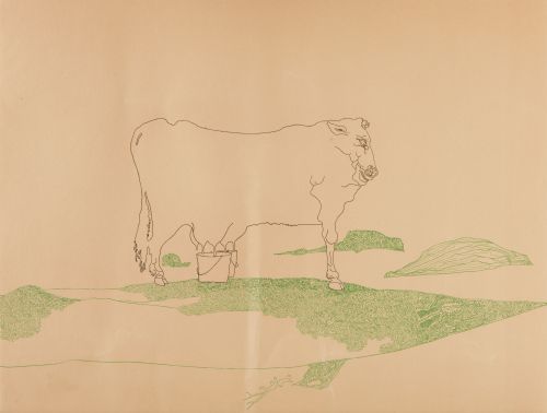 JORGE CASTILLO, "Toro", 1978, Grabado