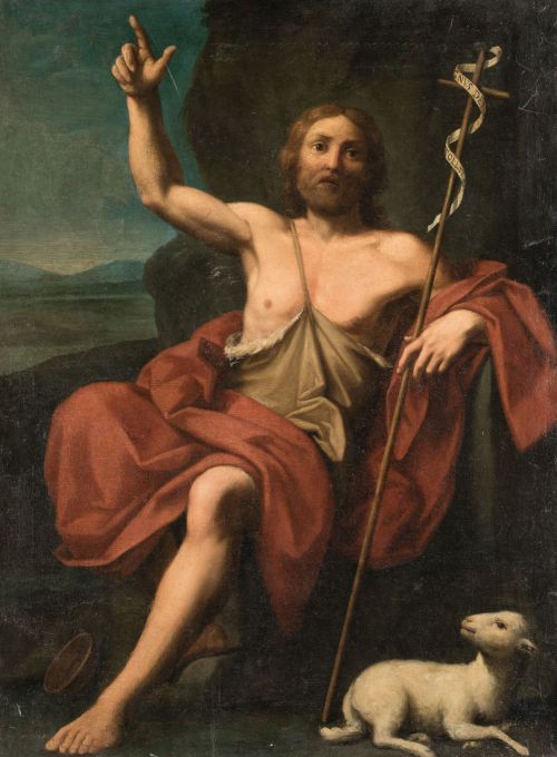 ESCUELA ITALIANA, POSIBLEMENTE BOLOÑESA, "San Juan Bautista