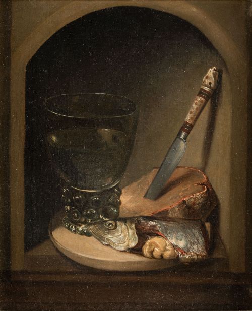 ESCUELA HOLANDESA , "Naturaleza muerta", Óleo sobre lienzo.