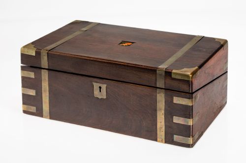 Caja escritorio victoriana, Inglaterra, S. XIX
