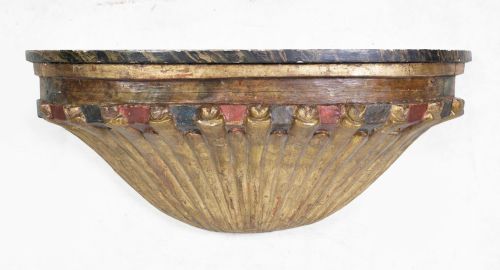 Hanging console from a fragment of an altarpiece, Spain, 18