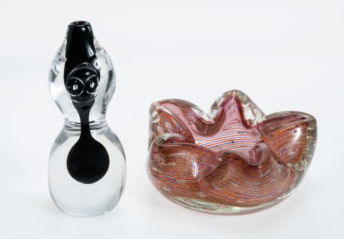 "Thalatta", jarrón de cristal soplado y fundido, manufactur