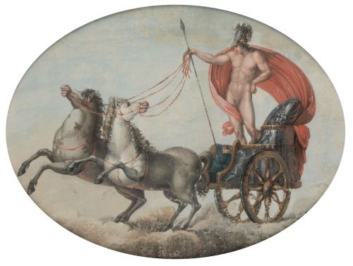 ESCUELA ITALIANA, "Carro de Marte y Carro de Jupiter", Pare