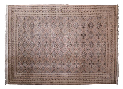 Alfombra oriental de lana anudada a mano, S. XX