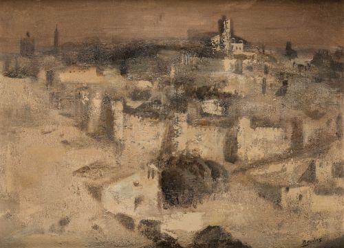 JOSÉ BEULAS RECASENS, "Paisaje", Óleo sobre lienzo