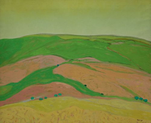 MANUEL  MARTOS, "Campos de Córdoba", Óleo sobre lienzo