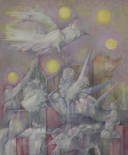 PEPI SÁNCHEZ, "La piedra de la Catedral....", Técnica mixta