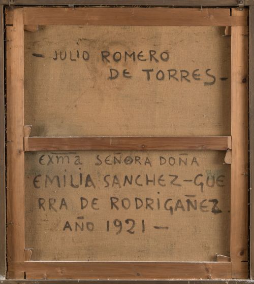 JULIO ROMERO DE TORRES, "Retrato de Emilia Sánchez-Guerra y