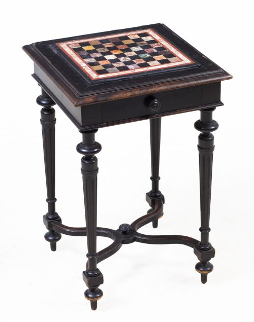 Mesa de juego alfonsina, España, ffs. S. XIX