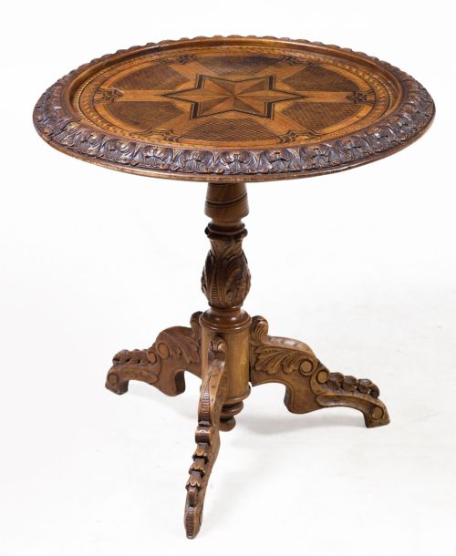 Nightstand following 19th century models, Spain, early 20th