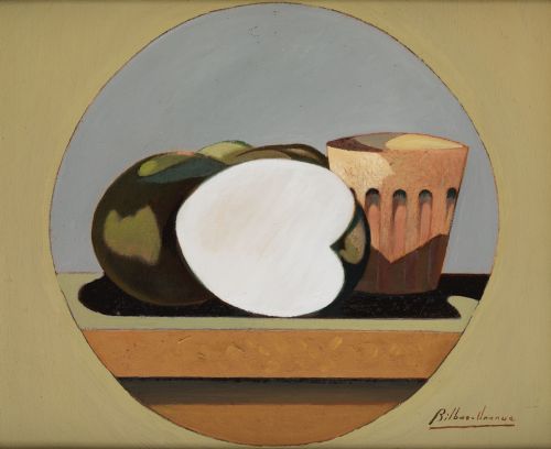 CARMELO BILBAO UNANUE, "Bodegón", Óleo sobre lienzo