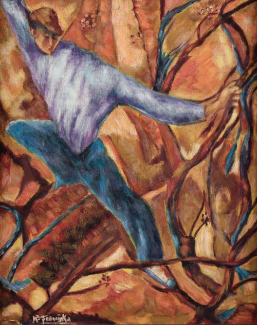 MARIA FRANCISKA DAPENA RICO, "Sin título", Óleo sobre lienz