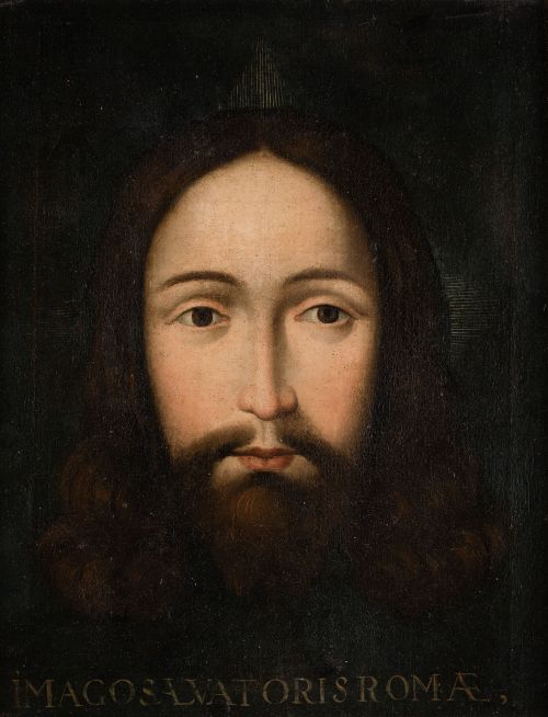 ANÓNIMO, "Santa Faz", Óleo sobre lienzo