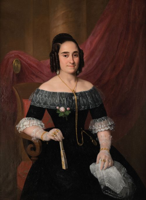 ANTONIO MARÍA ESQUIVEL, “Retrato de María Dolores Rossique 