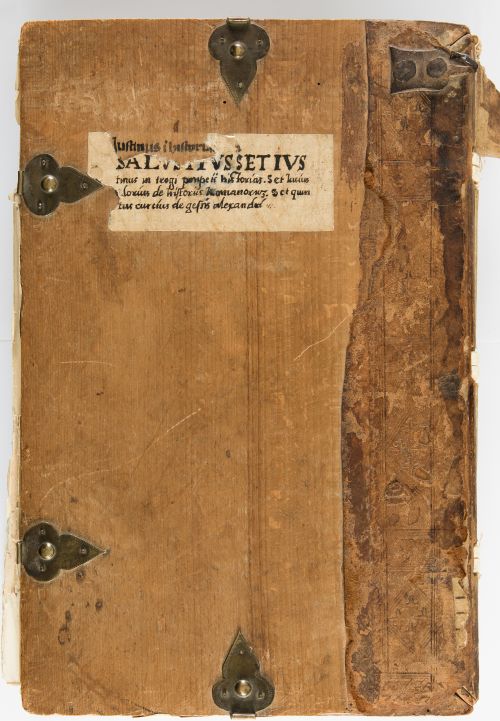 Incunable. CAYO SALUSTINO CRISPO "Opera" 1494.