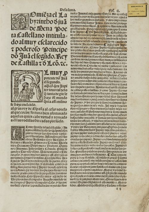 JUAN DE MENA, "Copilacion de todas las obras del famosissim