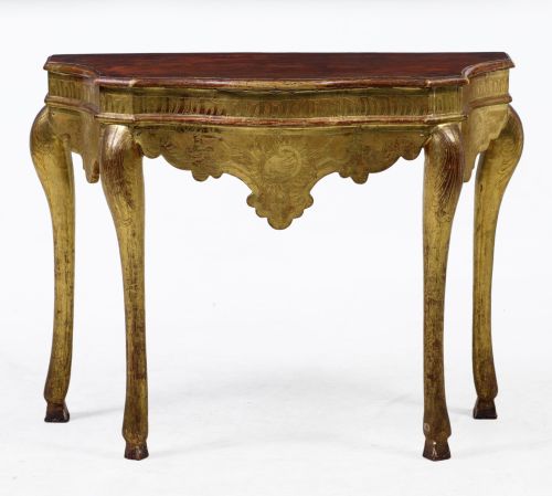 Consola siguiendo modelos del S. XVIII