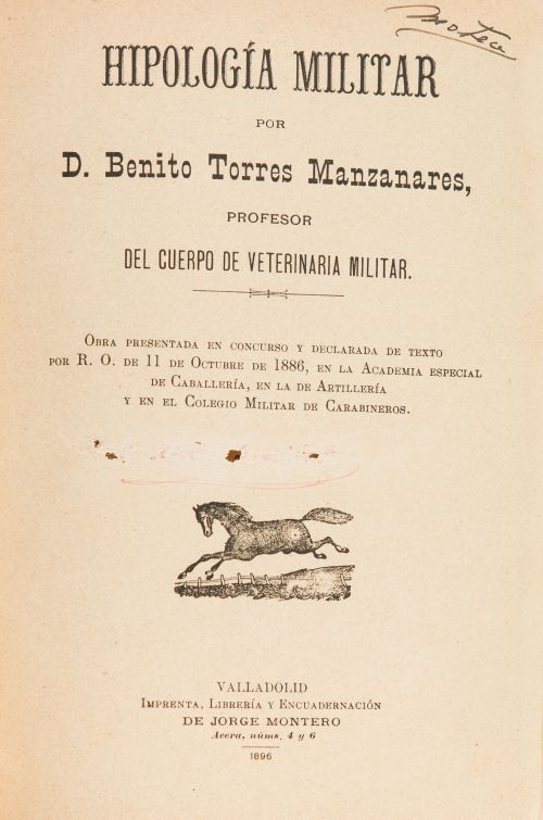 BENITO TORRES MANZANARES, "Hipología militar"