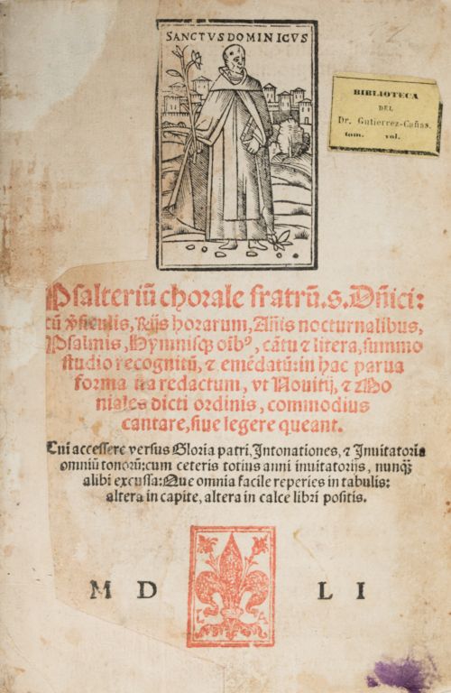 "Psalteriu[m] chorale fratru[m] S. D[omi]nici : cu[m] v[er]