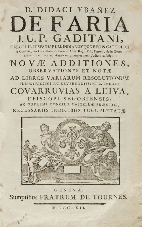 "D. Didaci Ybañez de Faria, J.U.P. Gaditani, Caroli II. His