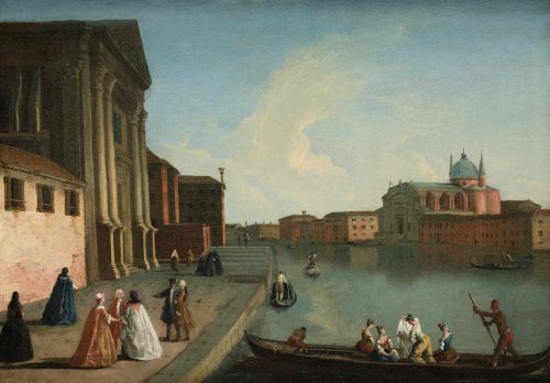 JOHAN RICHTER, "Vista de San Giorgio Maggiore desde la Igle