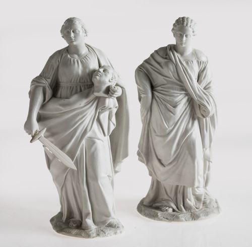 "Ceres" y "Judith", posiblemente manuifactura de la  Monclo