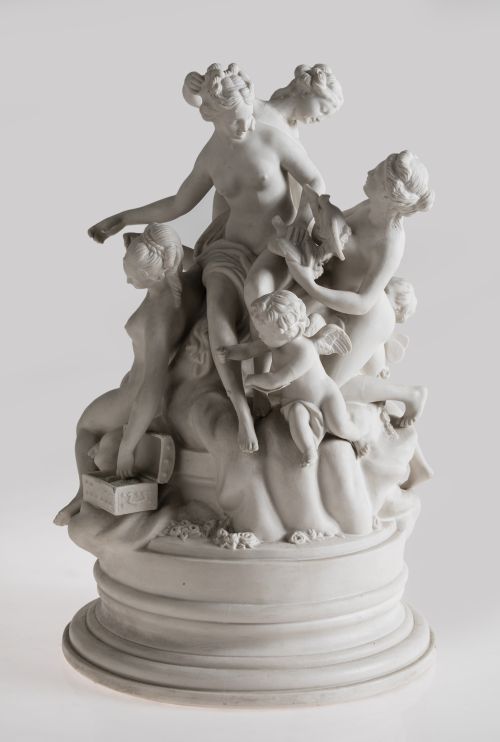 "El baño de Venus", grupo en biscuit, S. XX