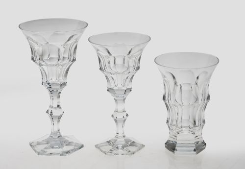 Cristalería Moser perteneciente a la serie Diplomat, Repúbl