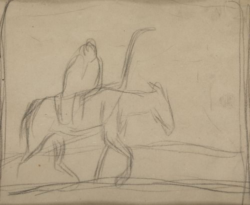 AURELIO ARTETA Y ERRASTI, "Apunte para recordar", Grafito s