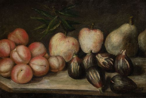 SPANISH SCHOOL (19TH CENTURY) "Still lifes with fruits and