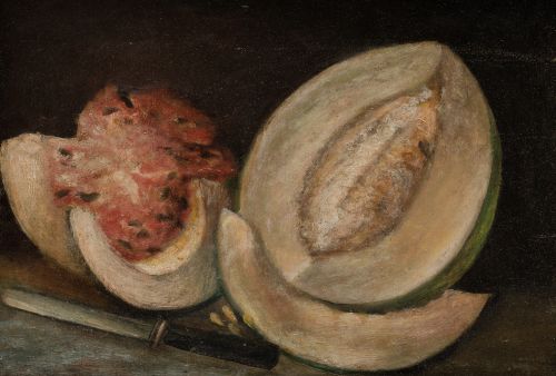 SPANISH SCHOOL (19TH CENTURY) "Still lifes with fruits and