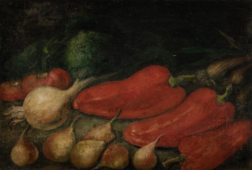 SPANISH SCHOOL (19TH CENTURY) "Still lifes with fruits and