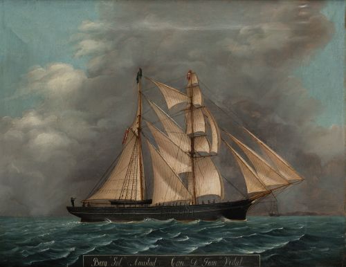 ANÓNIMO, "Bergantin Goleta Amistad Capitan Don Francisco Vi