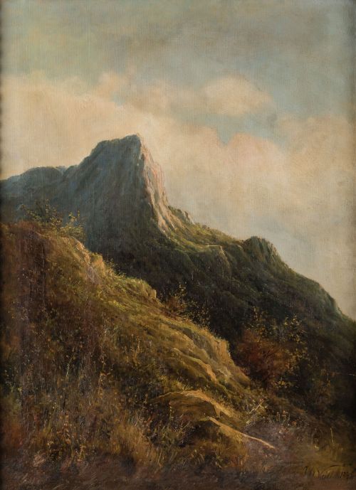 JOAN O&#39;NEILLE Y ROSINOL, "Pareja de paisajes montañosos", 1