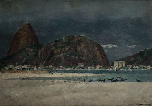 JOSÉ MALLOL SUAZO, "Pan de azúcar (Brasil)", Óleo sobre lie