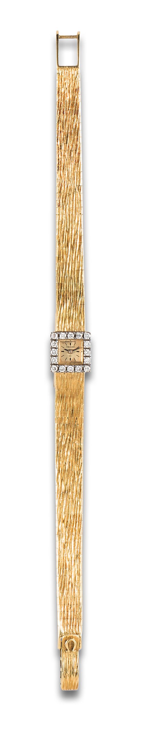 RELOJ DE PULSERA OMEGA EN ORO AMARILLO CON DIAMANTES