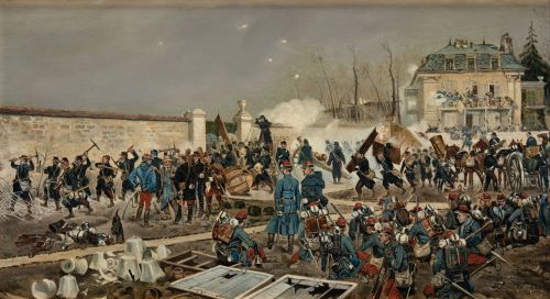 ESCUELA FRANCESA, "Ofensiva del general Gallifet contra la