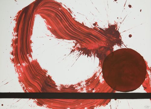 LUIS  FEITO, "Sin título", Litografía sobre papel