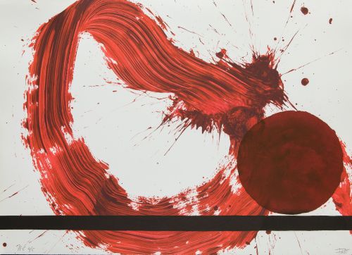 LUIS  FEITO, "Sin título", Litografía sobre papel