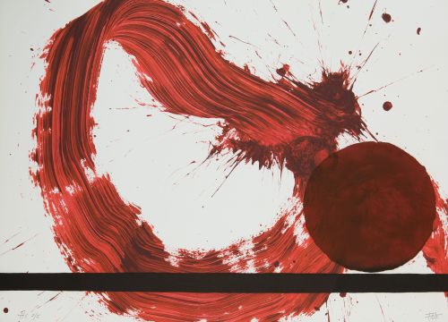 LUIS  FEITO, "Sin título", Litografía sobre papel