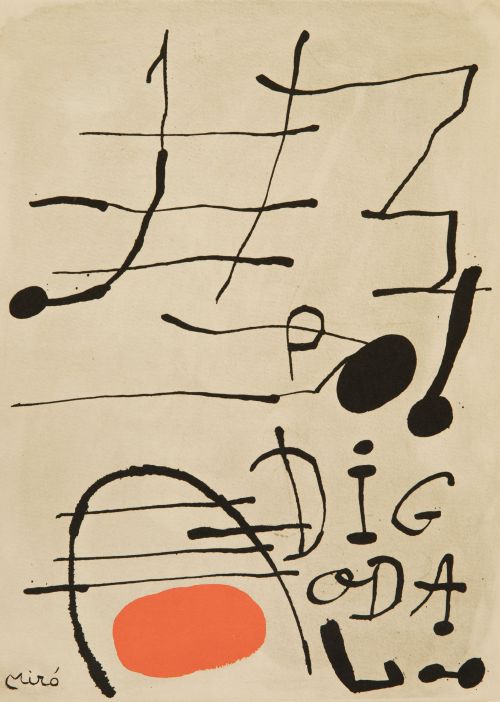 JOAN MIRÓ, "Digodal", 1964, Impresión 