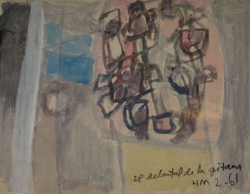 MANUEL HERNÁNDEZ MOMPÓ, "El delantal de la gitana", 1961, T