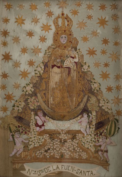 OBRADOR LEVANTINO , "Nuestra Señora de la Fuensanta", Borda