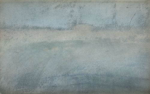 ANÓNIMO, "Sin título", Paatel sobre papel pegado a tabla