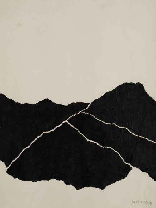 GONZALO CHILLIDA JUANTEGUI, "Sin título", 1978, Collage y p