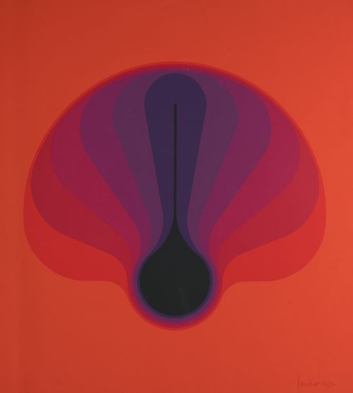 KARL GERSTNER, "Sin título", Serigrafía sobre papel